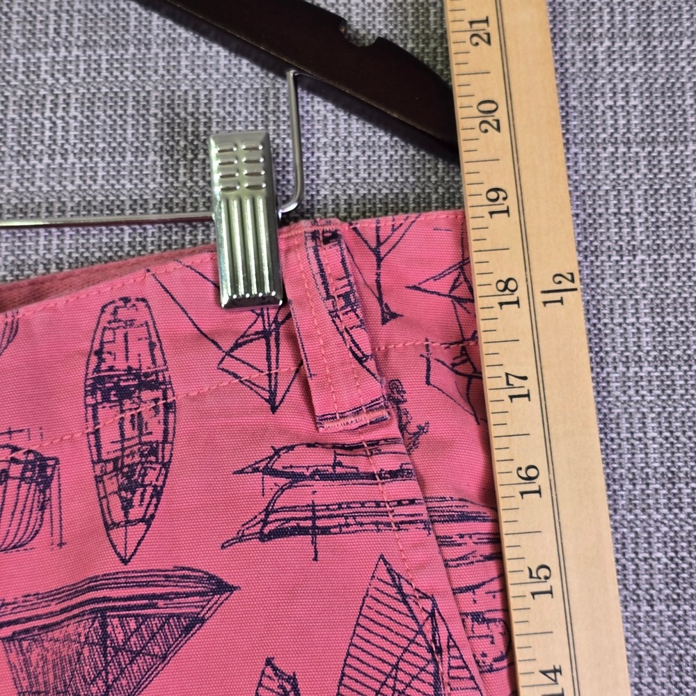 Polo Ralph Lauren Shorts Mens 36 Sailboat Graphic Pink Straight Fit Nautical - Picture 13 of 16